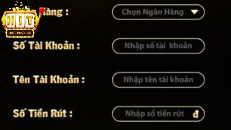 Cách Thức Rút Tiền Trên Hitclub